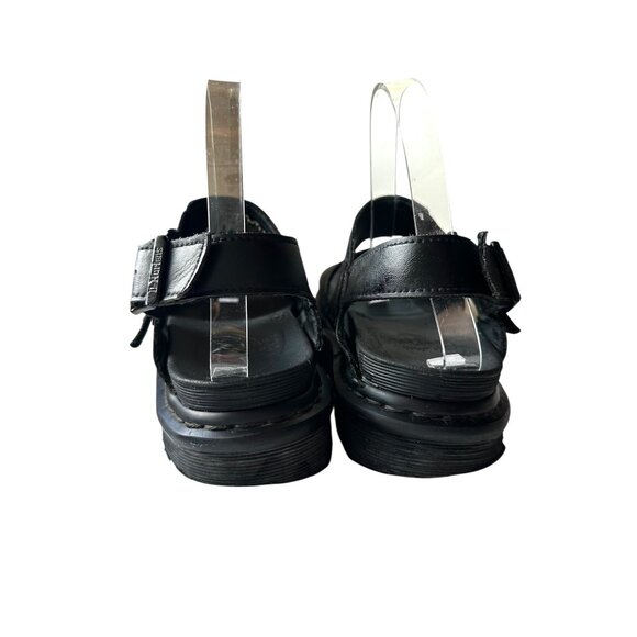 Dr. Martens Voss Black Leather Platform Sandals Women’s 7 EU 38 Adjustable Buckl - Picture 8 of 10